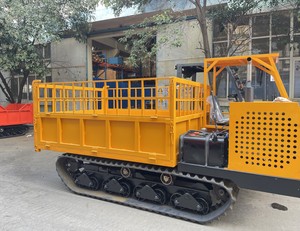 Mini-dumper hydraulique compact sur chenilles, auto-chargeur, tout-terrain - Product Image 2