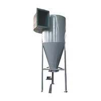 Collecteur de poussière cyclonique à grand volume d'air en acier au carbone/inox, extracteur de poussière industriel pour l'élimination des poussières de ponçage et de meulage