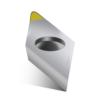 Plaquettes de coupe Palton High Gloss Diamond Mcd en cristal unique CCGT 060204 pour le tournage de l'aluminium, du laiton, du cuivre et de l'acrylique