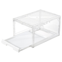 Boîte de rangement moderne créative multicouche pour la maison Chapeau de canard Boîte à chapeau anti-poussière pour enfants Accessoire ménager en plastique PP
