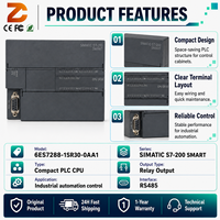 Siemens 6ES7288-1SR30-0AA1 SIMATIC S7-200 SMART CPU SR30 AC/DC/Relé PLC 18DI 12DQ 2A Módulo Controlador Industrial Compacto