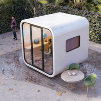 Maison mobile en béton sur mesure en gros, bureau, capsule, maison miniature, cabane en bois de style moderne, maison préfabriquée