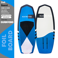 Planche de surf hydrofoil en fibre de carbone, planche de kitesurf, planche de SUP Downwind, planche foil, foil à vent pour les sports nautiques, le surf et la pêche