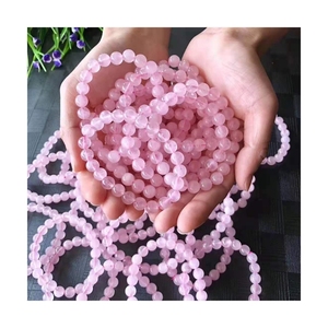 Braccialetto in Quarzo Rosa con Occhio Malvagio, Cristallo Curativo Originale 2026 - Product Image 1
