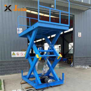 固定式シザーリフトテーブル 固定式油圧貨物リフトプラットフォーム カスタムメイド2トンプラットフォーム - Product Image 3