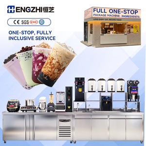 HENGZHI Equipo Completo para <span class=keywords><strong>Bubble</strong></span> <span class=keywords><strong>Tea</strong></span> Estación de Trabajo Barra de Agua Mostrador de Té con Leche para Tienda de <span class=keywords><strong>Bubble</strong></span> <span class=keywords><strong>Tea</strong></span> con Refrigeración - Product Image 1