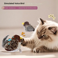 Jouet à mâcher interactif en peluche infusé à la catnip pour chatons - Compagnon et divertissement avec baguette de stimulation auto-amusante
