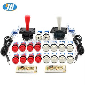 ערכת ג'ויסטיק USB ללא השהייה <span class=keywords><strong>4</strong></span>/8 כיוונים Happ סִגְנוֹן ג'ויסטיק 28mm כפתור למחשב <span class=keywords><strong>Raspberry</strong></span> <span class=keywords><strong>Pi</strong></span> <span class=keywords><strong>Mame</strong></span> - Product Image 5