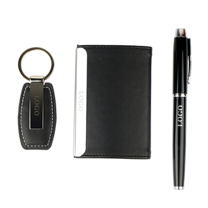 Vente en gros coffrets de cadeaux d'affaires promotionnels coffrets de cadeaux d'entreprise avec carte postale/stylo/porte-clés pour hommes et femmes - Product Image 3