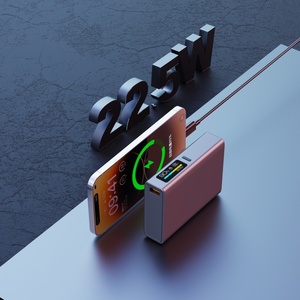 Màn hình màu Hiển thị kỹ thuật số Sạc siêu nhanh 10000 MAh Sạc dự phòng Điện thoại di động Bộ nguồn di động đa năng - Product Image 4