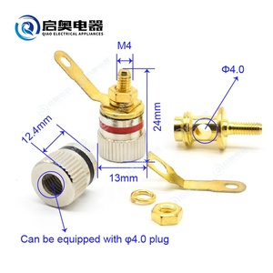 Hi-Fi колонки, 4 мм, банановые соединительные стойки, превосходное аудио подключение для усилителей видеосистем, клеммные блоки продукта - Product Image 2
