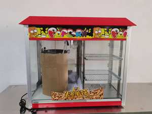 ขายส่งราคาอุตสาหกรรมเครื่องทำข้าวโพดคั่วหยอดเหรียญหวานเครื่องข้าวโพดคั่วเชิงพาณิชย์/เครื่องทำข้าวโพดคั่วกับตู้แสดง - Product Image 4