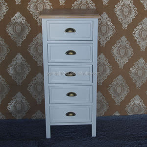 <span class=keywords><strong>Commode</strong></span> à <span class=keywords><strong>5</strong></span> <span class=keywords><strong>tiroirs</strong></span> en bois massif, noir français, vente en gros à prix avantageux - Product Image 6