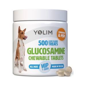 Honden Heup & Gewrichtsondersteuning Kauwtablet Geformuleerd Met <span class=keywords><strong>Glucosamine</strong></span> & Chondroïtine - Product Image 1