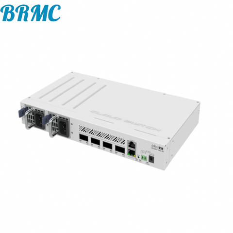 CRS504-4XQ-IN Cloud Router Switch 650MHz 4xQSFP28 Compatible with 40G, 25G, 10G, and 1G Fiber Connection  CRS504-4XQ-IN