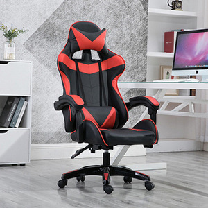 Silla de carreras barata de cuero Pu para ordenador, ergonómica, para juegos de carreras, en stock - Product Image 4