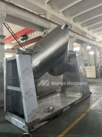 Mélangeur en V industriel robuste pour poudres sèches, capacité 500L-2000L, équipement de production automatique en série