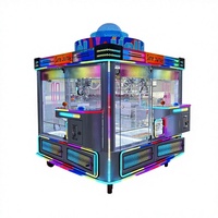 Machine à grue à monnayeur en métal pour enfants, avec poupée, pour cadeaux et snacks, matériel anglais, garantie 1 an, Internet Celebrator