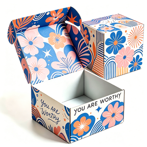 Caja de Cartón Corrugado para Envíos con Logotipo Personalizado, Impresión en Relieve y Forro de Esponja - Caja de Papel Ecológica para Envíos de Cosméticos al por Mayor - Product Image 2