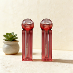 Gloss à lèvres rouge carré, teinté, effet laqué, en flacon, tubes de gloss à lèvres personnalisés pour revendeurs, emballages, gloss à lèvres nude végétalien, marque privée - Product Image 4