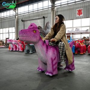 เครื่องเล่นไดโนเสาร์ขนาดเล็กสำหรับเดินในสวนสนุก Gecai - Product Image 5