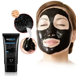 Venta al por mayor facial eficaz cáscara máscara negra-Mascarilla de carbón para eliminar puntos negros