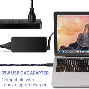 <span class=keywords><strong>Adaptateur</strong></span> d'alimentation USB-C 65W avec chargeur QC3.0 5V/3A pour ordinateur portable Lenovo/<span class=keywords><strong>HP</strong></span>/Apple/Asus/Acer US/EU/AU Plug, certifié CE/FCC/BIS - Product Image 2