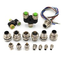 Conector Impermeable IP67 para Cable de PCB de Montaje en Panel, Personalizado de Fábrica, M5 M8 M12 M16 M23 7/8 2 3 4 5 6 7 8 12 16 17 19 24 Pines