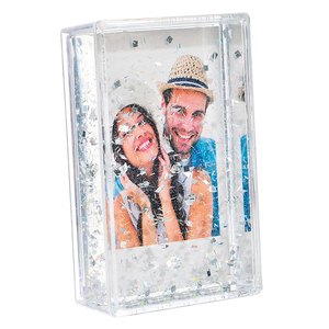 Alta calidad 2*3 pulgadas plástico transparente <span class=keywords><strong>Instax</strong></span> marco <span class=keywords><strong>tipo</strong></span> imán para <span class=keywords><strong>fotos</strong></span> de amor recuerdo de agua batido sublimación regalos - Product Image 1