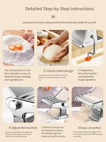 Machine à pâtes à la main nouvelle technologie pour la fabrication de nouilles pour la fabrication de produits céréaliers, pour la cuisine et le restaurant en gros