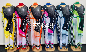 2026 Nuovo Abito <span class=keywords><strong>Lungo</strong></span> <span class=keywords><strong>Etnico</strong></span> Casual alla Moda per Donne Musulmane, Elegante Stile Islamico - Product Image 5