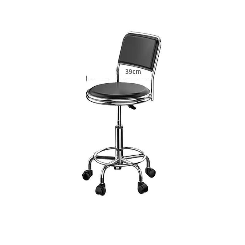 hot sale Rolling stool barber stool with Adjustable Height and 360 Degree Rotation Casters swivel Stool