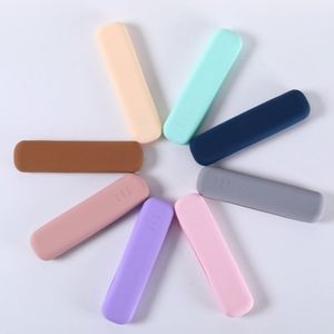 Multifunctional Silicone Makeup Brush Storage Bag Waterproof Fashion Style Convenient Travel <b>Eyeshadow</b> Brush Zipper Bag - Product Image 2