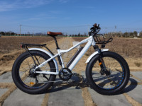 Vélo électrique tout-terrain 26 pouces Fat MTB, batterie lithium 48V 15Ah, moteur Bafang à moyeu arrière, pour neige et plage, pneus larges