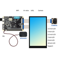Placa de Desarrollo ESP32-P4 C6 con Pantalla LCD MIPI Táctil y Cámara, Asistente de Voz IA, CAN, RS485, WiFi 6, Personalizable ODM