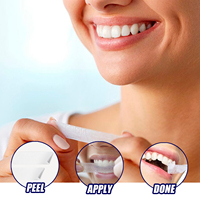 Bandes de blanchiment des dents nettoyage hygiène bucco-dentaire Patch de blanchiment dentaire soulagement houle fausses facettes dentaires blanchiment des dents Gel autocollants