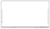 Tableau blanc interactif tout-en-un 92 pouces, projecteur intelligent 100 pouces, tableau éducatif pour salle de classe avec système d'exploitation Android/Windows, montage mural