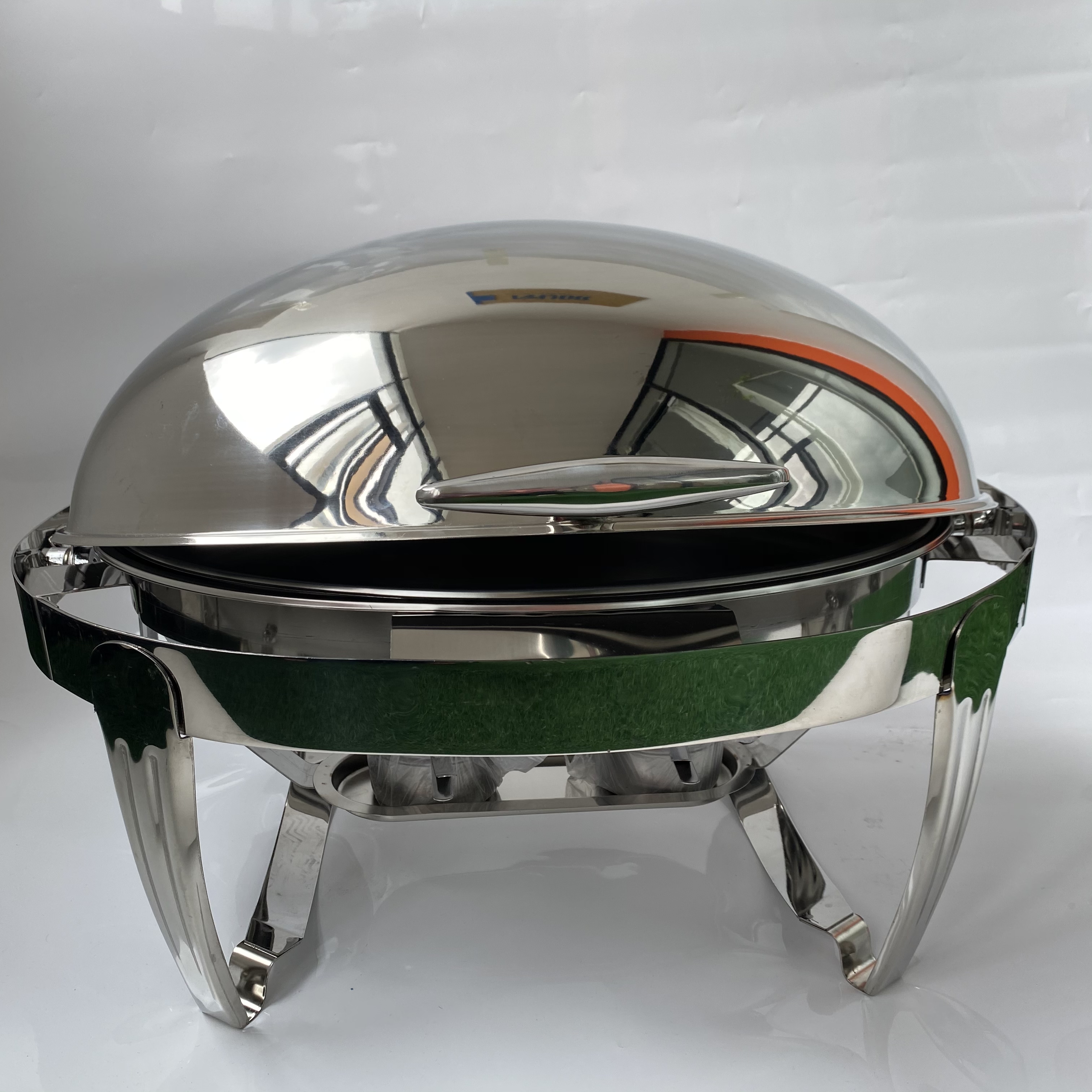 Luxury Roll Top Saving Chafing Dish Dishes Stainless Steel Buffet Food Warmer Display Set