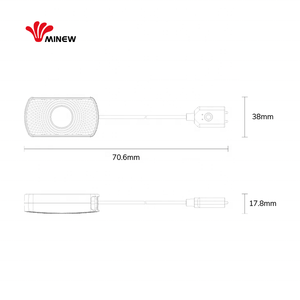 물 센서 알람 누출 물 파이프 라인 휴대용 누출 감지기 벽 누수 센서 감지기 Para Fuga De Agua - Product Image 3