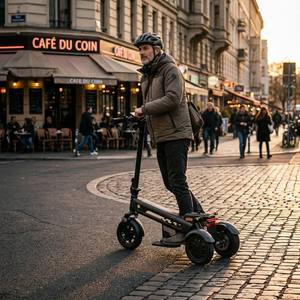 Kukirin Foldable Scooter 5000w E-bike Dure Plus Corrosion-resistant Coating Suitable for Various Weather Conditions. Dure Plus D - Product Image 3