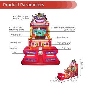 Funspaces a gettoni <span class=keywords><strong>2</strong></span> <span class=keywords><strong>persone</strong></span> <span class=keywords><strong>giochi</strong></span> di tiro pistola ad acqua simulatore di macchina <span class=keywords><strong>da</strong></span> gioco Arcade - Product Image 3