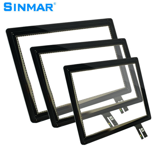 Pcap Projected Capacitive Touchscreen Display Monitor Supplier Digitizer Glass Multi Touch Screen Panel With Controller