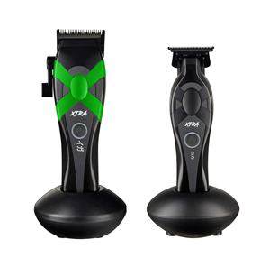 Trisan Xtra ปัตตาเลี่ยนตัดผมเชิงพาณิชย์ชุด BLDC Motor DLC ใบมีด & เครื่องเล็มผมมืออาชีพคอมโบสำหรับช่างตัดผม - Product Image 1