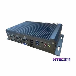 PC industriel sans ventilateur Core i3/i5/i7, serveur embarqué avec double port réseau et port série, 4 Go/8 Go/16 Go de RAM, conception sans ventilateur en stock - Product Image 1