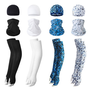 Cycling Cap Neck Warmer Sun Protection Sleeves Three Piece Set Upf 50 Anti Uv Unisex Outdoor Sports Gear - Product Image 5