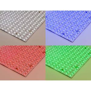 Feuille LED RGBW SMD5050 PARFAITE 300*300mm - 216 LED, 6 LED découpables, CRI élevé Ra≥90, Europe, États-Unis, vente chaude, rétroéclairage marbré, DC24V - Product Image 5