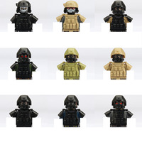Bloques de Construcción de Soldados Militares, Fuerzas Especiales, Armas, Pistolas, Ladrón, Ejército Soviético, Ejército de EE. UU., Dispositivo de Visión Nocturna, Mini Ladrillos, Regalos