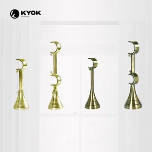 KYOK Manufacture Curtain Rod Accessory Optional Style Simple Curtain Bracket