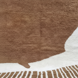 Alfombra de doble color de alta calidad, alfombra marroquí hecha a mano de gran tamaño, alfombra de 8x10 pies con mechones para decoración del hogar, Alfombra de lana genuina - Product Image 1