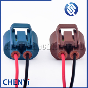 2ピンオートコネクタフォグライトランプヘッドライトハイロービームランププラグワイヤーハーネス9005HB3 9012 9006HB4 GM用 - Product Image 6